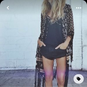 Spell Gypsy Collective Bohemian Royale Charcoal kimono